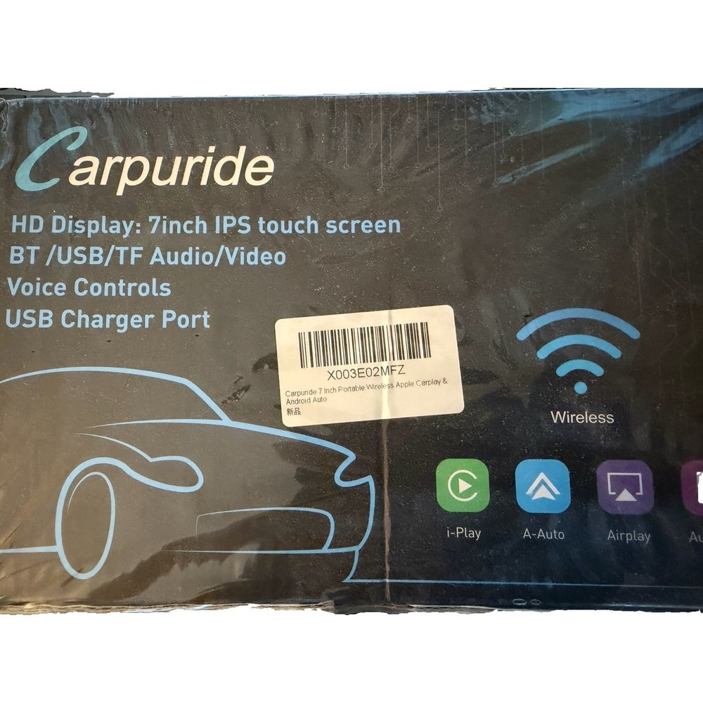 Carpuride 7-Inch HD IPS Touch Screen Bluetooth Voice Control